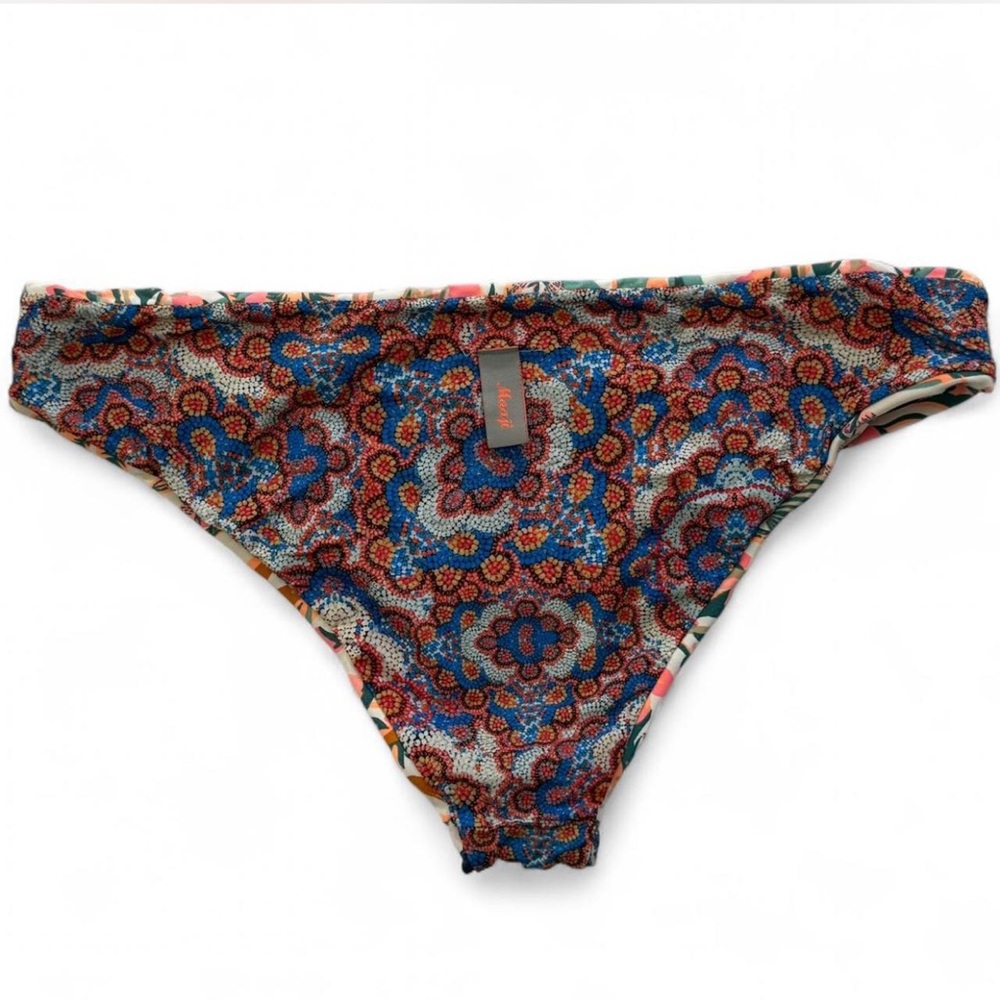 Maaji Blue and Orange Floral Bikini Set - Picture 4 of 6